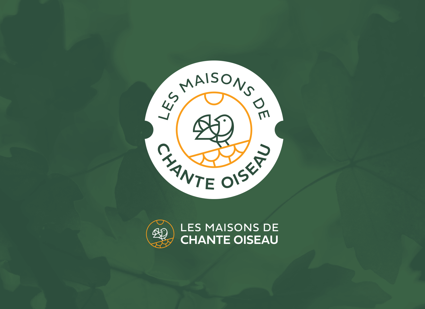 Logo les maisons de chante oiseau