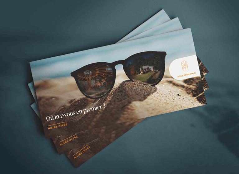 Création flyers camping touristique Création flyers camping touristique