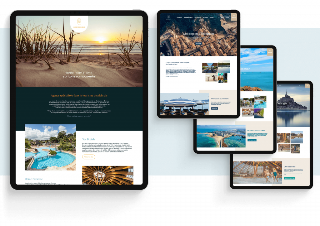 Création des sites web marque HFH