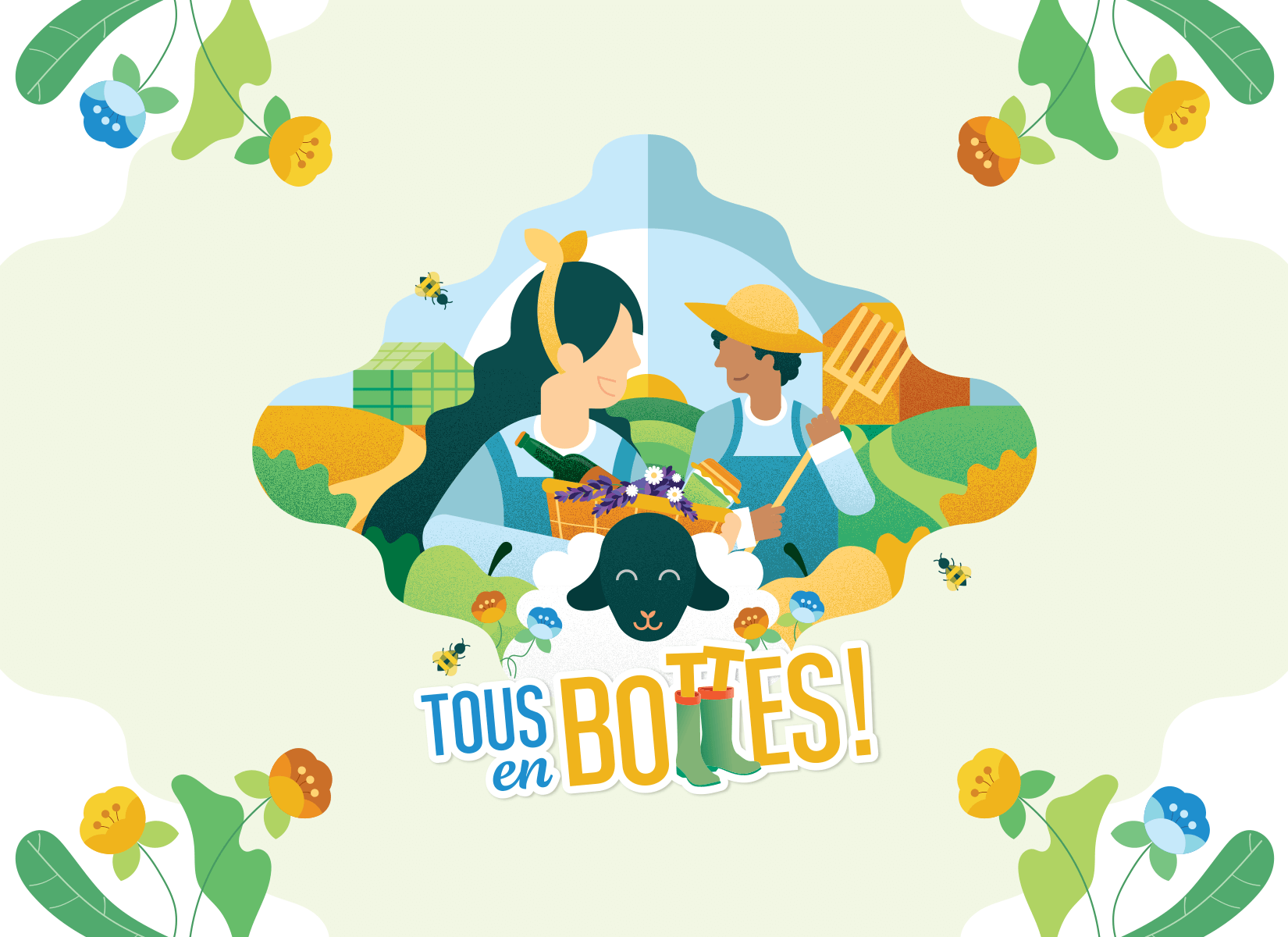 Illustrations affiche Tous en  bottes