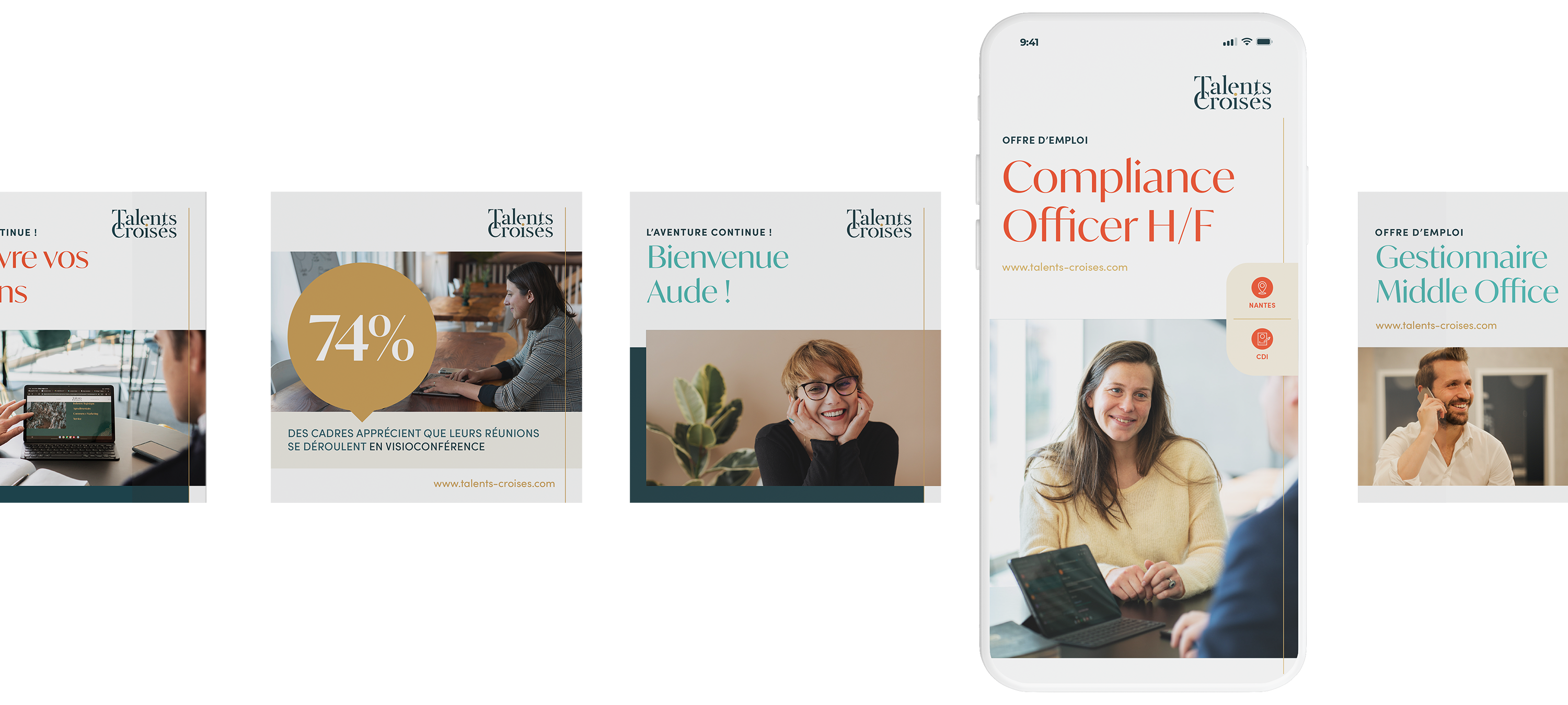 Réseaux sociaux pour Talents Croisés