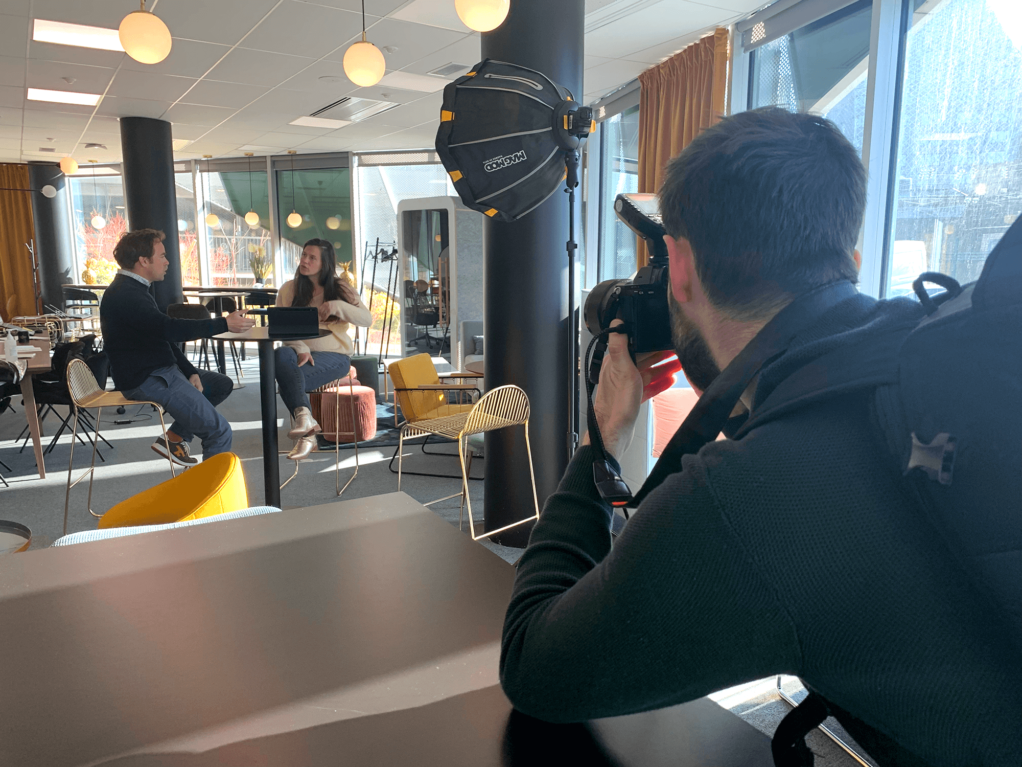 Talents Croisés séance de photographie d'entreprise