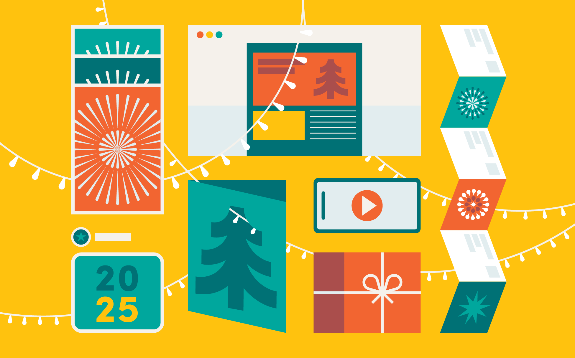 Voeux de fin d'année print ou digitaux